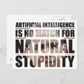 Natuurlijke vochtigheid briefkaart (Voorkant / Achterkant)