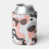 Natuurlijke vormen: Geometrische naadloze textuur. Blikjeskoeler (Blikje Voorkant)