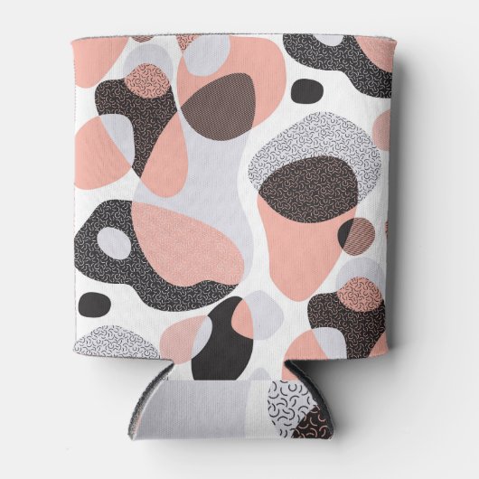 Natuurlijke vormen: Geometrische naadloze textuur. Blikjeskoeler (Voorkant)