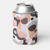 Natuurlijke vormen: Geometrische naadloze textuur. Blikjeskoeler (Blikje Achterkant)