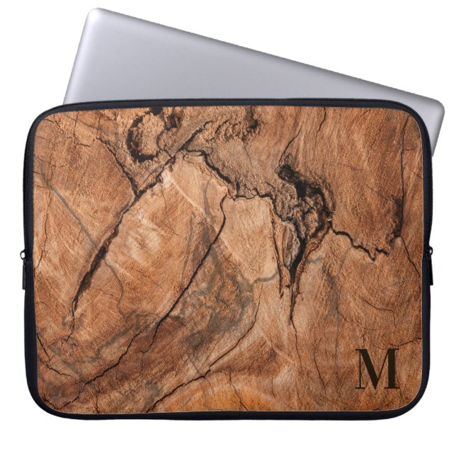 Natuurlijke vormgeving laptop sleeve (Voorkant)