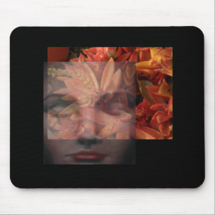 Natuurlijke vrouw in de Mousepad Muismat