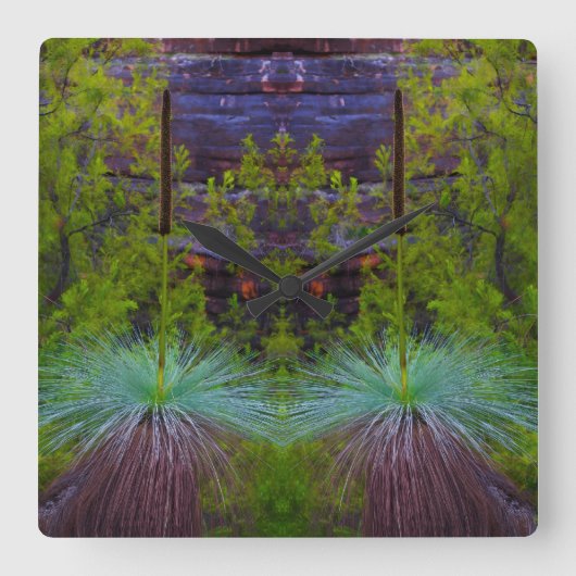 Natuurlijke wandklok (Voorkant)