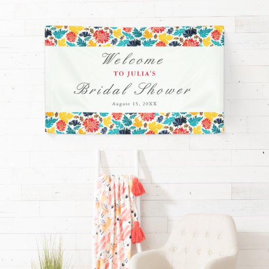 Natuurlijke Waterverf Zonnebloemen Vrijgezellenfee Spandoek (Insitu)