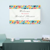 Natuurlijke Waterverf Zonnebloemen Vrijgezellenfee Spandoek (Beurs)