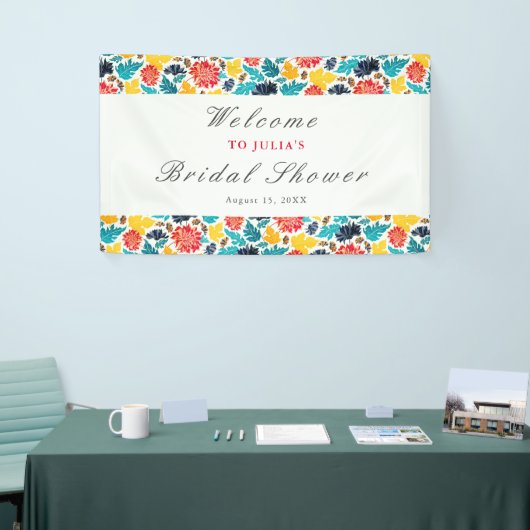 Natuurlijke Waterverf Zonnebloemen Vrijgezellenfee Spandoek (Beurs)