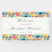 Natuurlijke Waterverf Zonnebloemen Vrijgezellenfee Spandoek (Horizontaal)