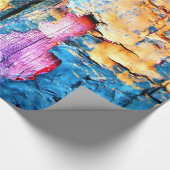 Natuurlijke Weathergevolgen Oude Boards 3D textuur Cadeaupapier (Hoek)