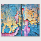 Natuurlijke Weathergevolgen Oude Boards 3D textuur Cadeaupapier (Vlak)