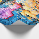 Natuurlijke Weathergevolgen Oude Boards 3D textuur Cadeaupapier (Hoek)