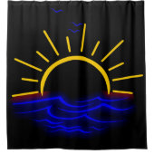 natuurlijke wereldambiance douchegordijn (Voorkant)