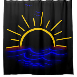 natuurlijke wereldambiance douchegordijn