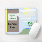 Natuurlijke wet Mousepad Muismat (Met muis)