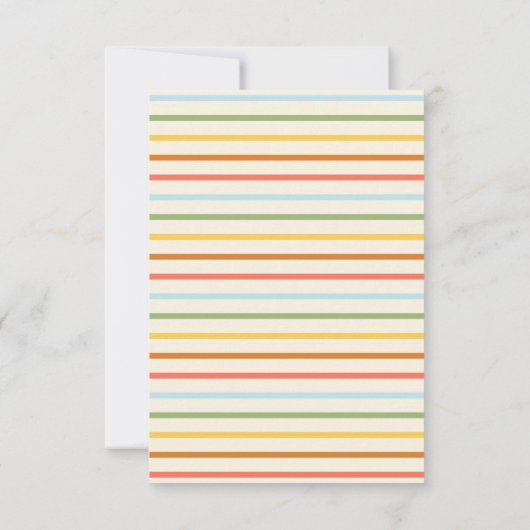 Natuurlijke Wonder Dank u Nota briefpapier Bedankkaart (Achterkant)