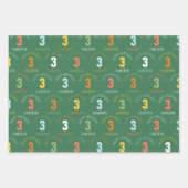 Natuurlijke Wonder gemengd patroon verjaardag Inpakpapier Vel (Voorkant)