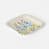 Natuurlijke Wonder Verjaardagsfeest Papieren Bordje (Gebogen)