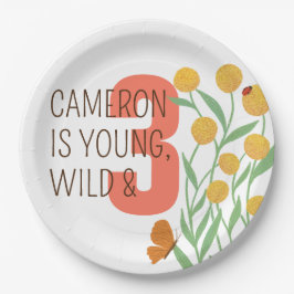 Natuurlijke Wonder Verjaardagsfeest Papieren Bordje