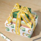 Natuurlijke Wonder Wild en Drie Verjaardag Inpakpapier Vel