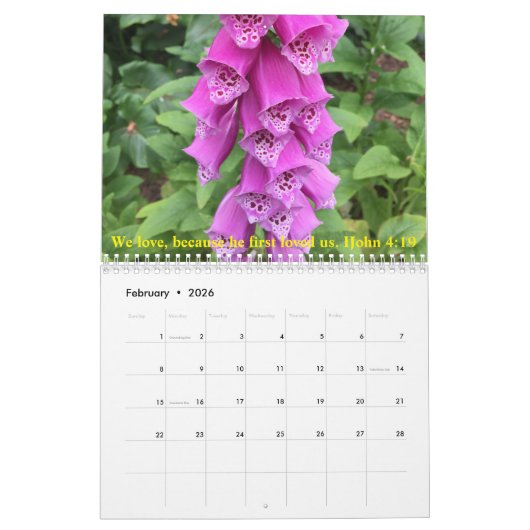 Natuurlijke wonderen inspirerend kalender (Feb 2026)