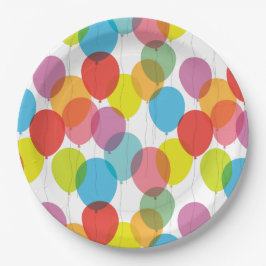 Natuurlijke Wonders Party Ballons Patroon Papieren Bordje