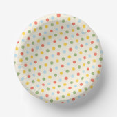 Natuurlijke Wonders Polka Dot Patroon Papieren Kommen (Voorkant)