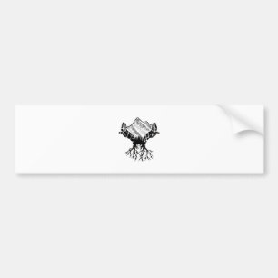 Natuurlijke wortels bumpersticker