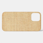 Natuurlijke zakdoek, getextureerde achtergrond. Case-Mate iPhone case (Achterkant (horizontaal))