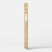 Natuurlijke zakdoek, getextureerde achtergrond. Case-Mate iPhone case (Achterkant / Rechts)