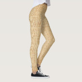 Natuurlijke zakdoek, getextureerde achtergrond. leggings (Rechts)