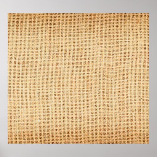 Natuurlijke zakdoek, getextureerde achtergrond. poster (Voorkant)