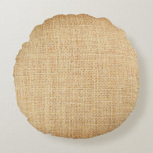 Natuurlijke zakdoek, getextureerde achtergrond. rond kussen