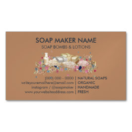 natuurlijke zeep magnetisch visitekaartje