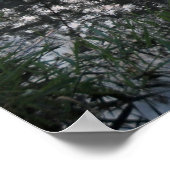 Natuurlijke zonsondergang poster (Hoek)