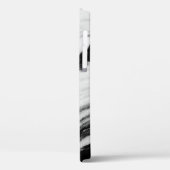 natuurlijke zwart-witte marmertextuur, luxueus Case-Mate iPhone case (Achterkant / Links)