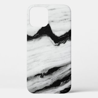 natuurlijke zwart-witte marmertextuur, luxueus Case-Mate iPhone case