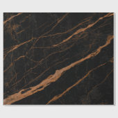 natuurlijke zwarte emperador marmer textuur achter cadeaupapier (Vlak)