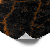 natuurlijke zwarte emperador marmer textuur achter poster (Hoek)