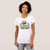 Natuurmeisje van Afro Vegan T-shirt (Voorkant volledig)