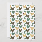 Natuurpad Bossen Vlinder Verjaardag Rustiek Kaart (Achterkant)