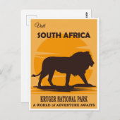  natuurpark Lion Travel in Zuid-Afrika Briefkaart (Voorkant / Achterkant)
