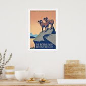 Natuurposter Nationale Parken Poster (Keuken)