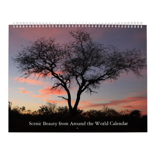 Natuurpracht van over de hele wereld kalender (Hoes)