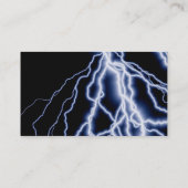 Natuurrampen - bliksemkaarten visitekaartje (Achterkant)