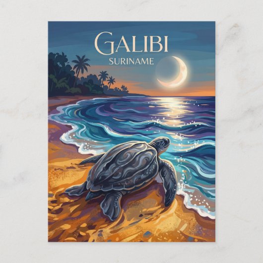 Natuurreservaat Galibi Suriname Briefkaart (Voorkant)