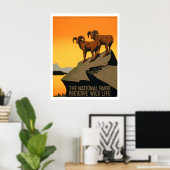  natuurreservaat Poster (Thuiskantoor)