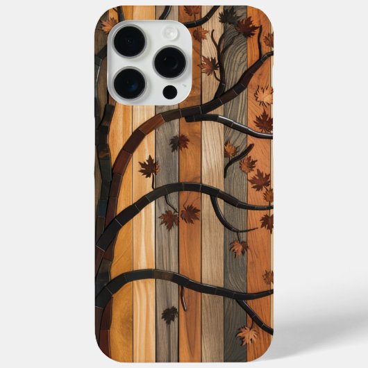 Natuur's Art: Houten Plank Tree Mozaïek Telefoonho Case-Mate iPhone Case (Achterkant)