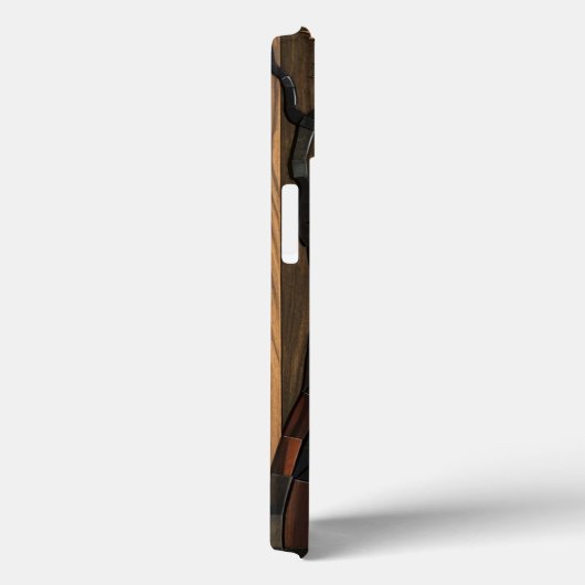 Natuur's Art: Houten Plank Tree Mozaïek Telefoonho Case-Mate iPhone Case (Achterkant / Rechts)