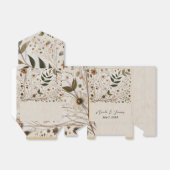 Natuur's Beauty Botanische Bloemen & Bladeren Brui Bedankdoosjes (Uitgevouwen)