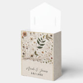 Natuur's Beauty Botanische Bloemen & Bladeren Brui Bedankdoosjes (Geopend)