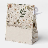 Natuur's Beauty Botanische Bloemen & Bladeren Brui Bedankdoosjes (Achterkant)